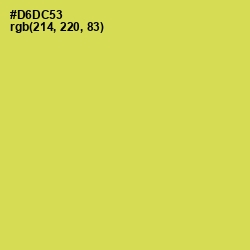 #D6DC53 - Wattle Color Image