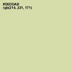 #D6DDAB - Sapling Color Image