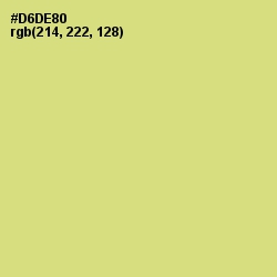 #D6DE80 - Deco Color Image