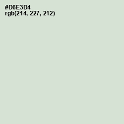 #D6E3D4 - Zanah Color Image
