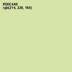 #D6E4A8 - Caper Color Image