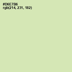 #D6E7B6 - Caper Color Image