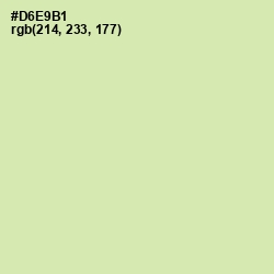 #D6E9B1 - Caper Color Image