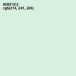 #D6F1E2 - Granny Apple Color Image