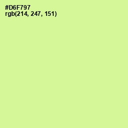 #D6F797 - Reef Color Image