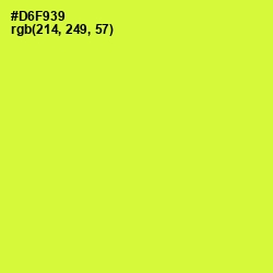 #D6F939 - Pear Color Image