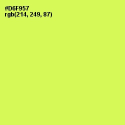 #D6F957 - Starship Color Image