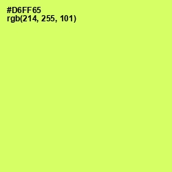 #D6FF65 - Sulu Color Image