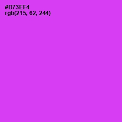 #D73EF4 - Razzle Dazzle Rose Color Image