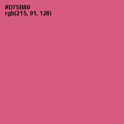 #D75B80 - Mulberry Color Image