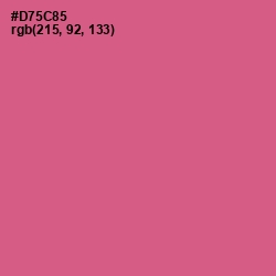 #D75C85 - Mulberry Color Image