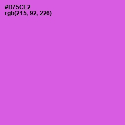 #D75CE2 - Orchid Color Image