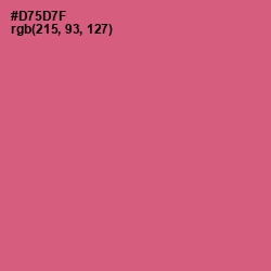 #D75D7F - Cranberry Color Image