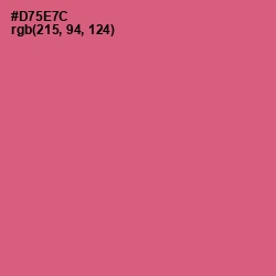 #D75E7C - Cranberry Color Image