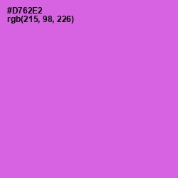 #D762E2 - Heliotrope Color Image