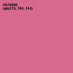 #D76890 - Charm Color Image
