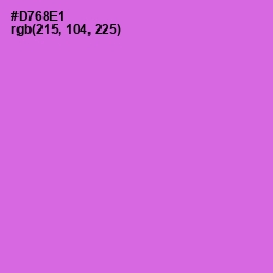 #D768E1 - Heliotrope Color Image