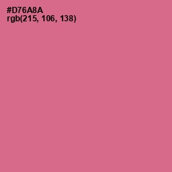 #D76A8A - Charm Color Image