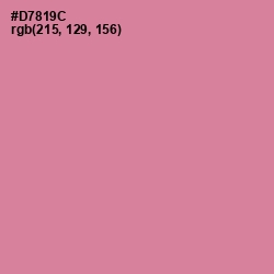 #D7819C - Puce Color Image