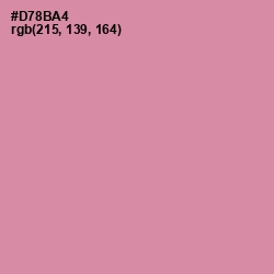 #D78BA4 - Can Can Color Image