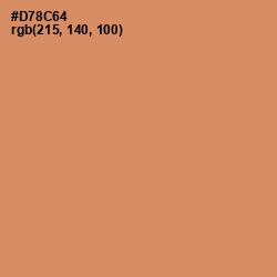 #D78C64 - Copperfield Color Image