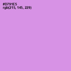 #D791E5 - Light Wisteria Color Image