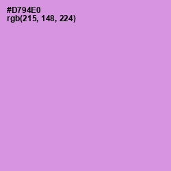 #D794E0 - Light Wisteria Color Image