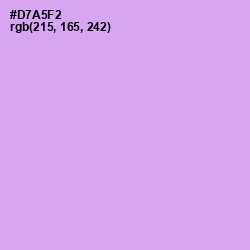 #D7A5F2 - Perfume Color Image