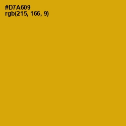#D7A609 - Galliano Color Image