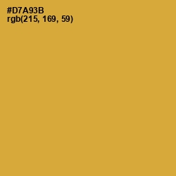 #D7A93B - Old Gold Color Image