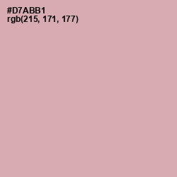 #D7ABB1 - Clam Shell Color Image