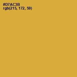 #D7AC3B - Old Gold Color Image