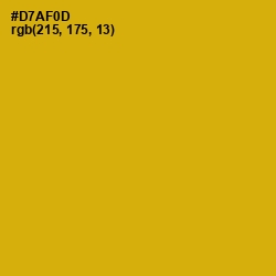 #D7AF0D - Galliano Color Image
