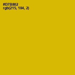 #D7B802 - Galliano Color Image