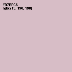 #D7BEC6 - Thistle Color Image