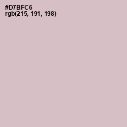 #D7BFC6 - Thistle Color Image