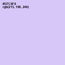 #D7C6F8 - Moon Raker Color Image