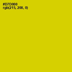 #D7D000 - Bird Flower Color Image