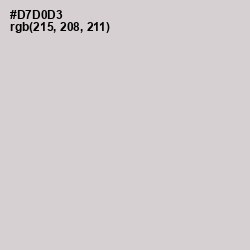 #D7D0D3 - Quill Gray Color Image