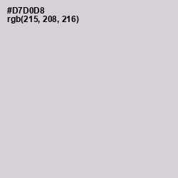 #D7D0D8 - Iron Color Image