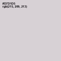 #D7D1D5 - Quill Gray Color Image