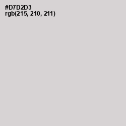 #D7D2D3 - Quill Gray Color Image