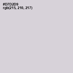 #D7D2D9 - Iron Color Image