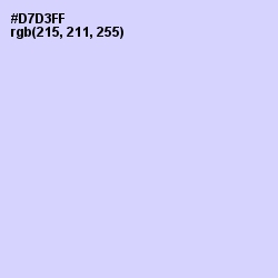 #D7D3FF - Fog Color Image