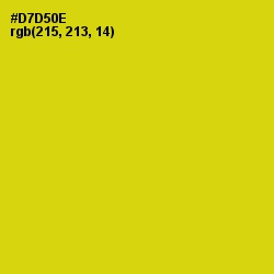 #D7D50E - Barberry Color Image