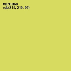 #D7DB60 - Chenin Color Image