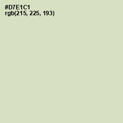 #D7E1C1 - Beryl Green Color Image