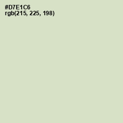 #D7E1C6 - Beryl Green Color Image