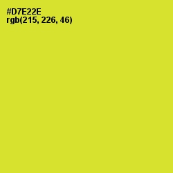 #D7E22E - Pear Color Image