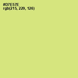 #D7E57E - Yellow Green Color Image